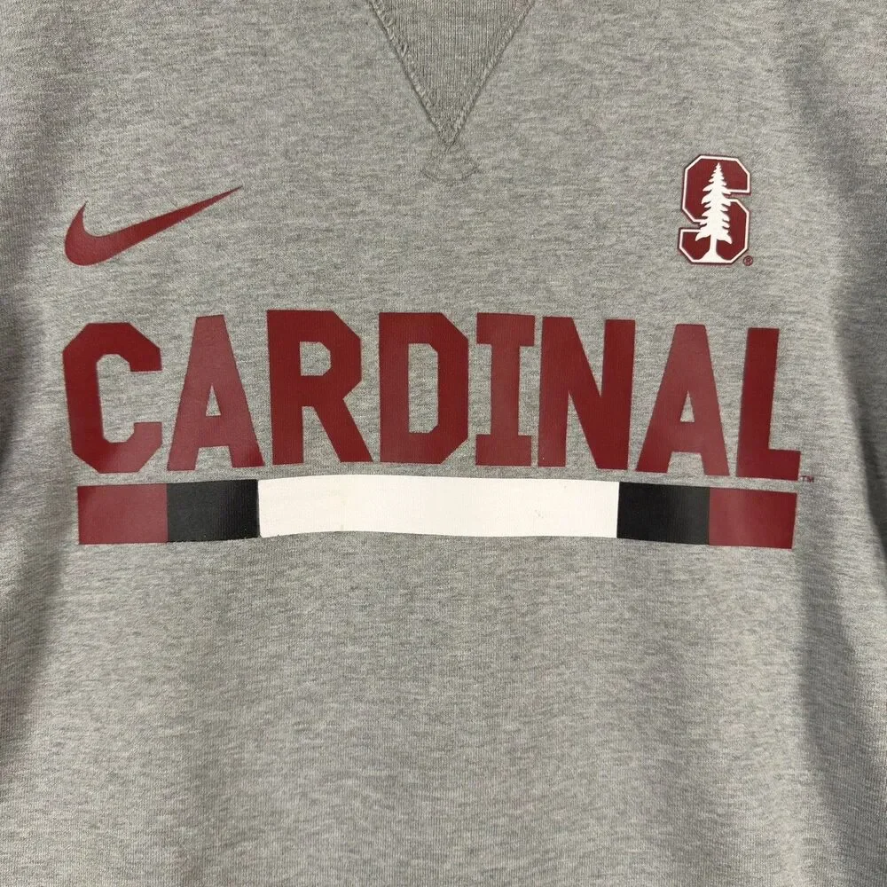 Stanford Cardinal Nike Sweatshirt Men's S Gray Pre-Owned Small